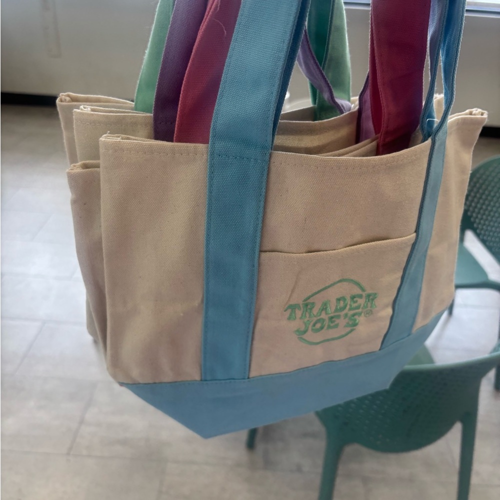 Multicolor Canvas Tote Bag
